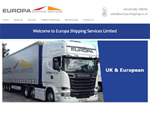 Tablet Screenshot of europa-shipping.co.uk